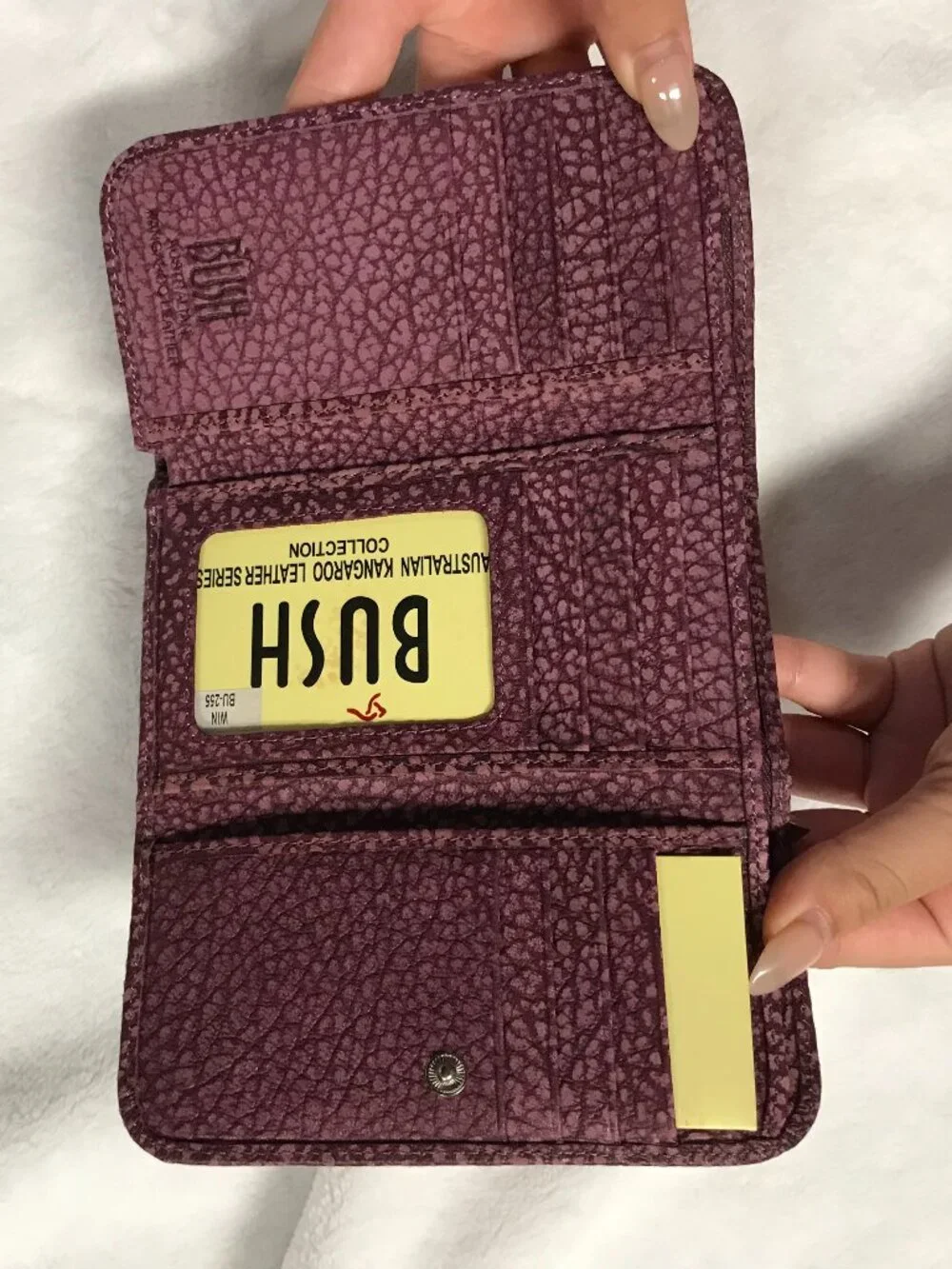 Australian Bush Collection Kangaroo Leather Wallet NWT
